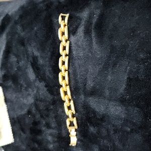 Gold tone bracelet